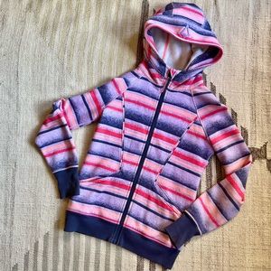 [ivivva] striped hoodie